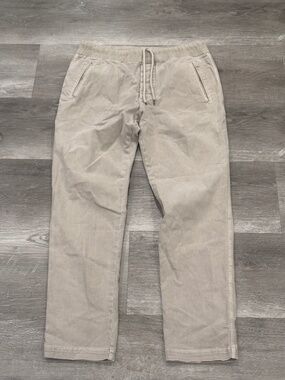 James Perse Slub Cotton Utility Flight Pants Light Gray Pigment Mens 1